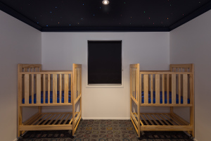 nursery sleep room fibre optic lights