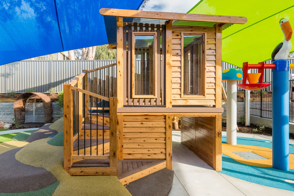 Childcare cubby house