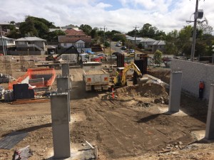 Brisbane shopping centre construction